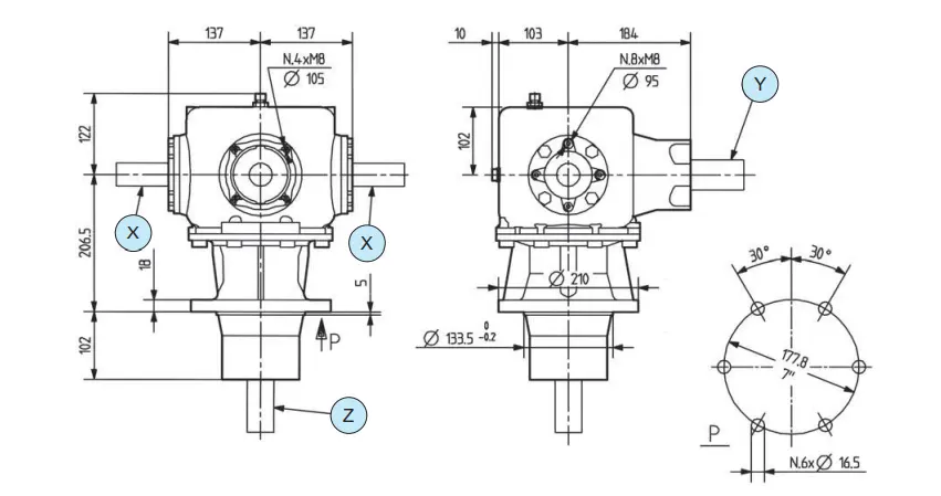 rotary-mower-gearbox-specifications-tf285b